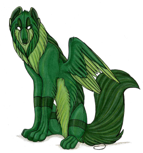 Green Wolf by ShowNoMercy