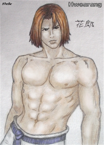 Hwoarang (torso) by Shrike