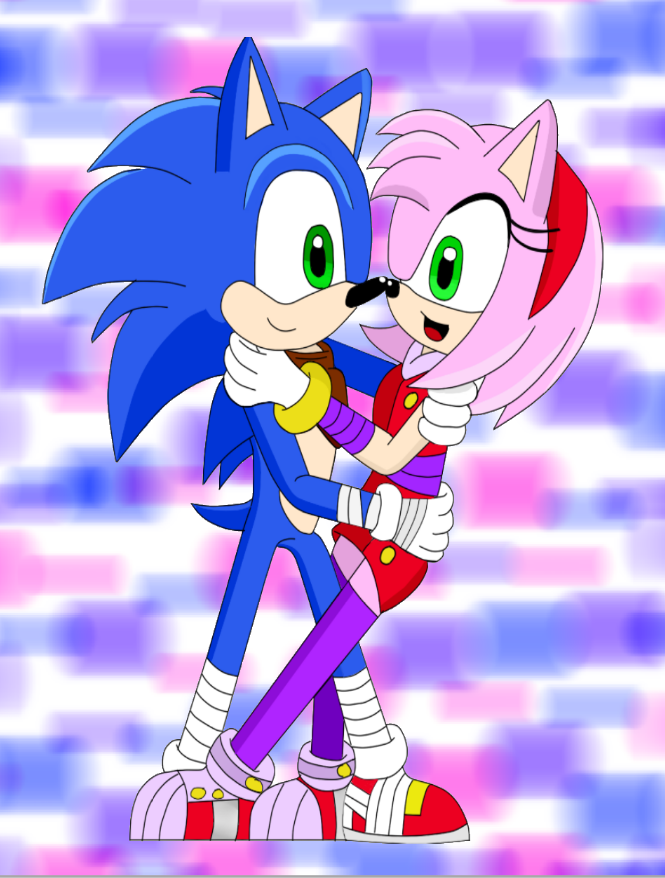 Digital art Boom Sonamy. little hug by Frosty1fine