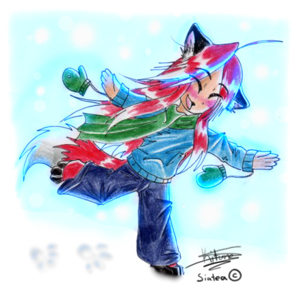Toby in the Snow by Siatea