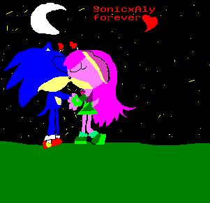 SonicxAly forever by Siberthelioness