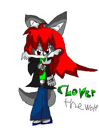Clover the wolf by Siberthelioness