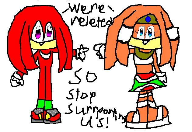 Were releted (For those who surrport KnuxxTikal) by Siberthelioness