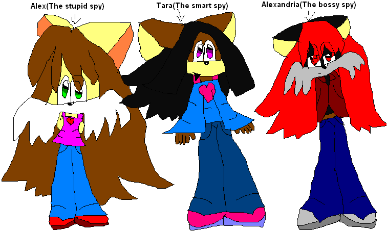 Alex,Tara(Batgirl)&Alexandria as Alex,Sam,and Clov by Siberthelioness