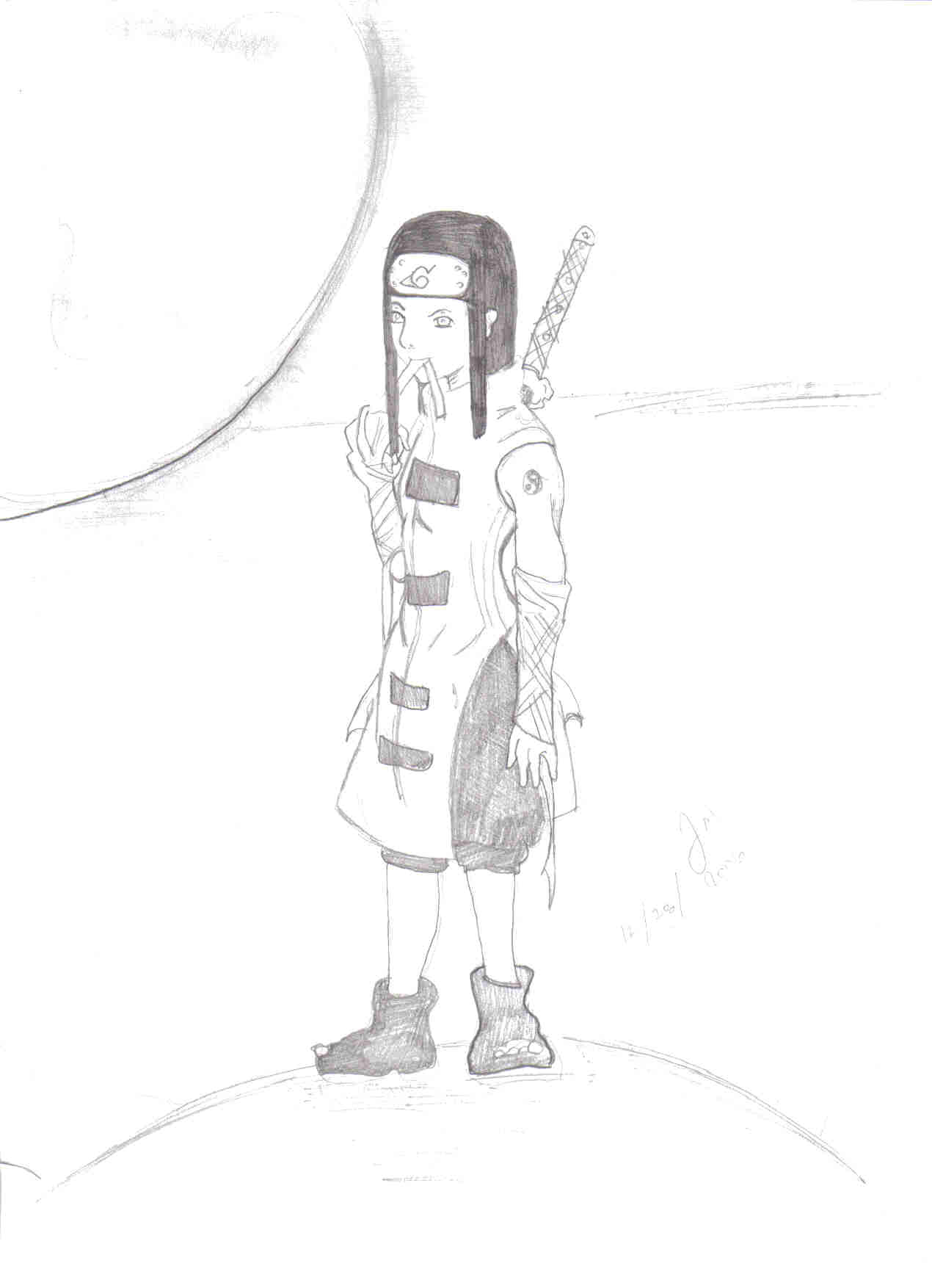Neji in A chinese dress by Silence-Of-An-Amgel