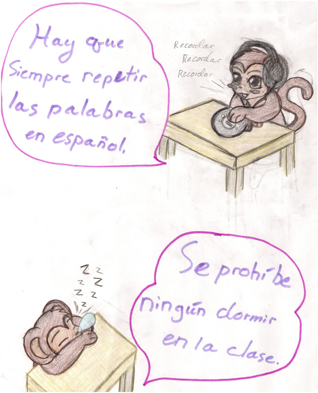 Monkeys from Spanish Homework by SilentSoul