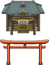 Hakurei Shrine Sprite by SilentSoul
