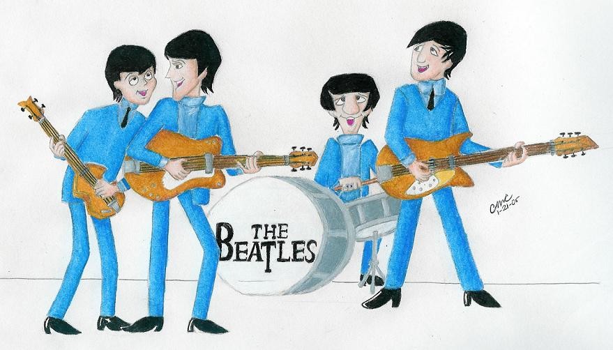 The Beatles by SilverKitsune
