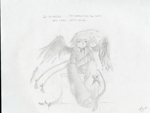 sora angel by SilverKitsune