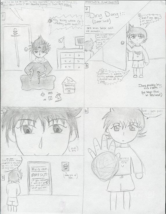 toddler hiei/kurama comic1 by SilverKitsune