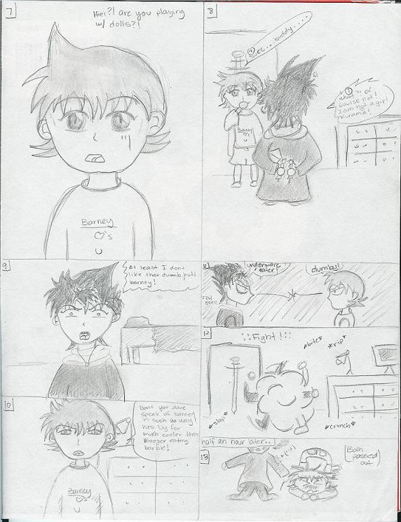toddler hiei/kurama comic2 by SilverKitsune