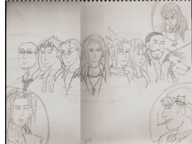 FF7 Group by Silver_Dragon