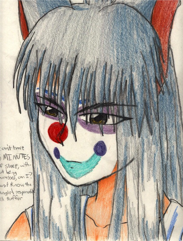 Youko's a....CLOWN??? by Silver_Fox_theif