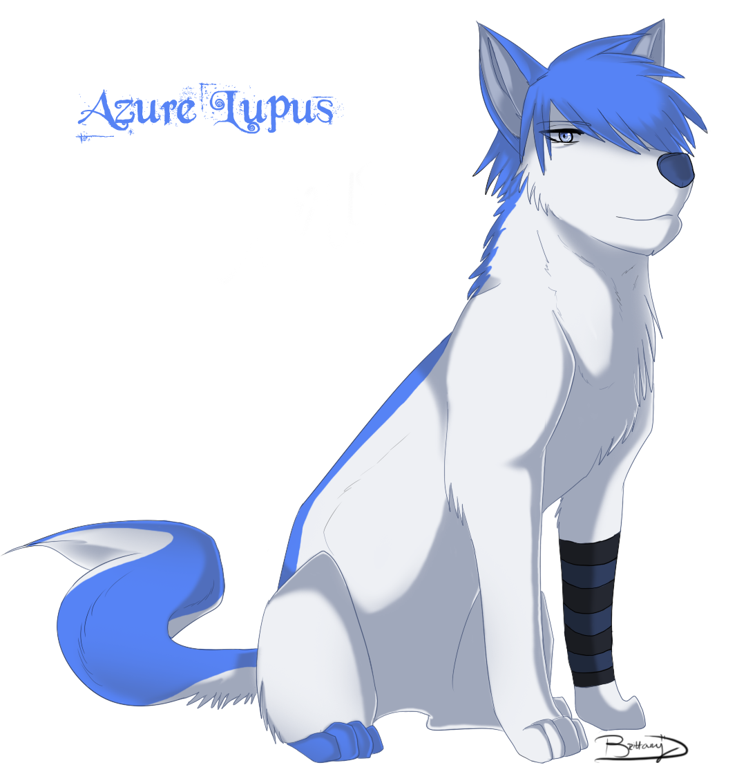 Azure Lupus by Silver_Moon