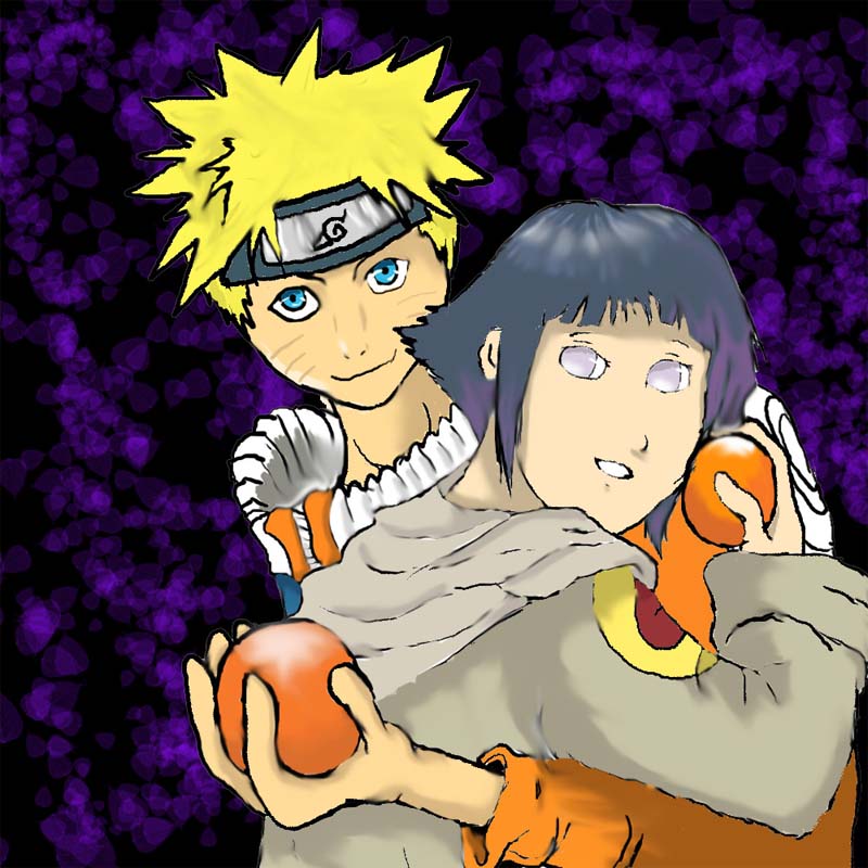 Naruto and Hinata by Silverfeather