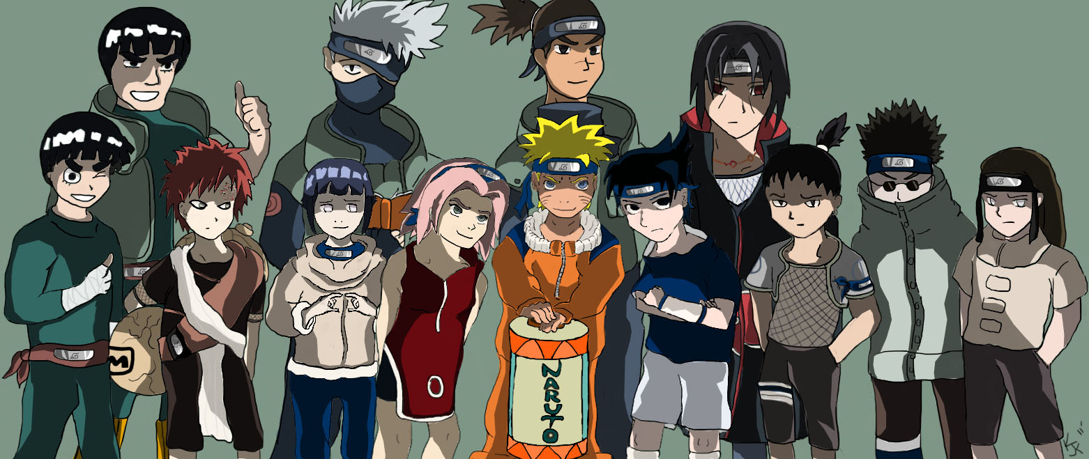 NEW Naruto Group by Silverfeather - Fanart Central