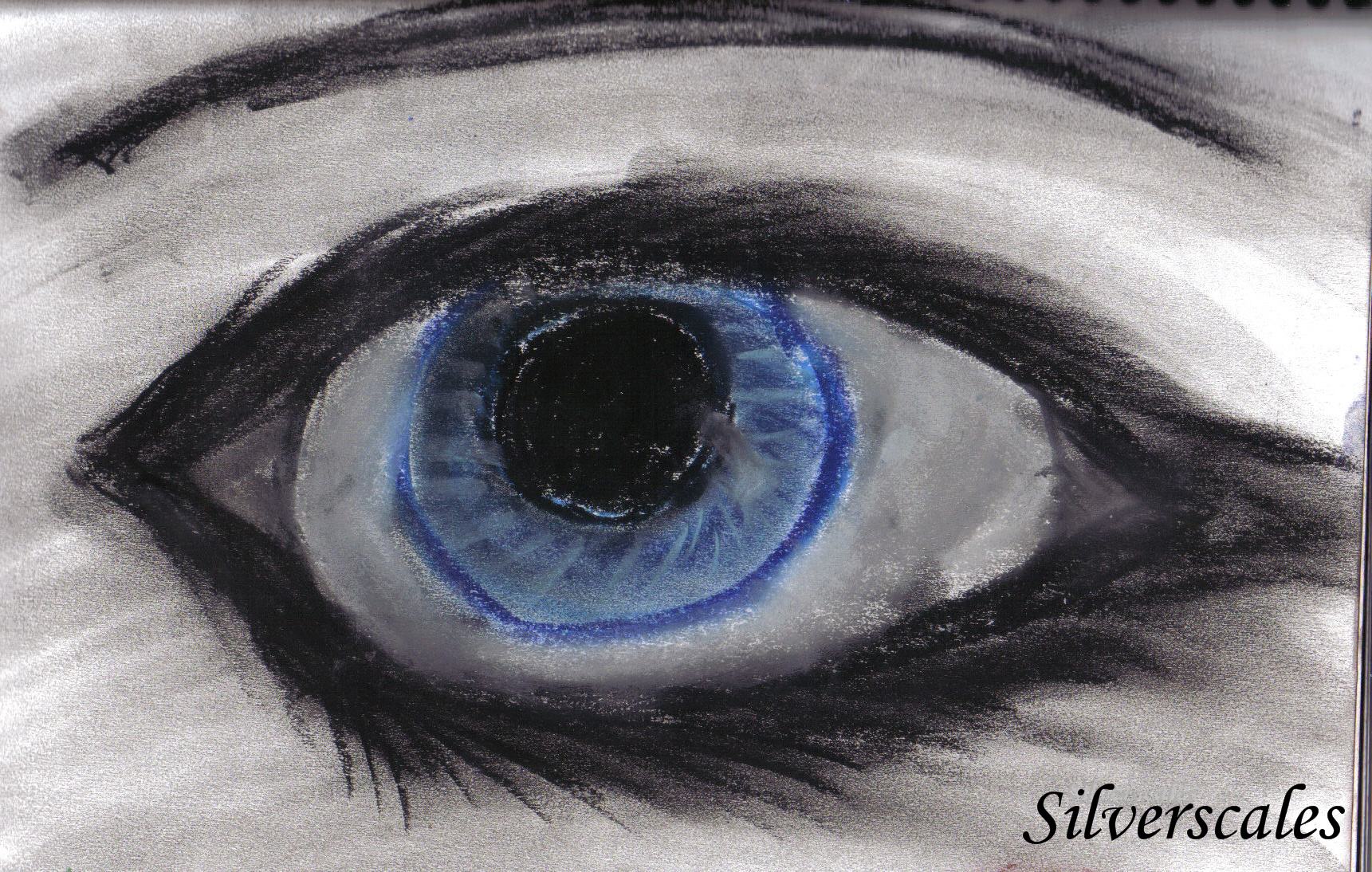 Blue Pastel Eye by Silverscales