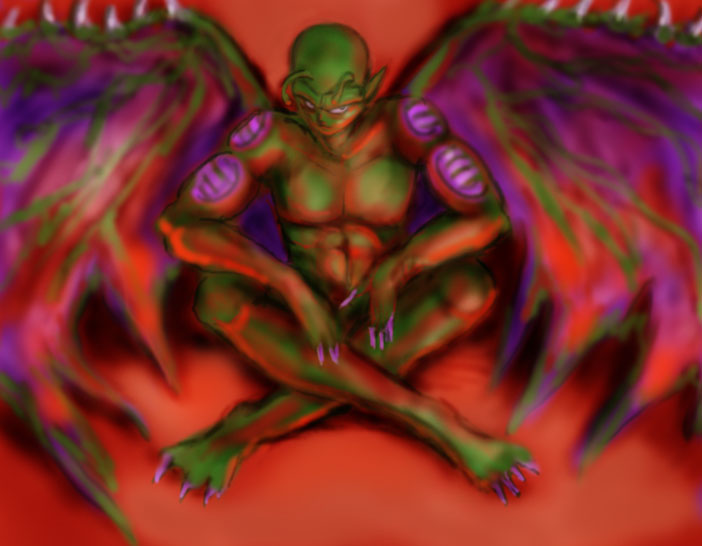Winged Demon Piccolo by Sir_Crocodile