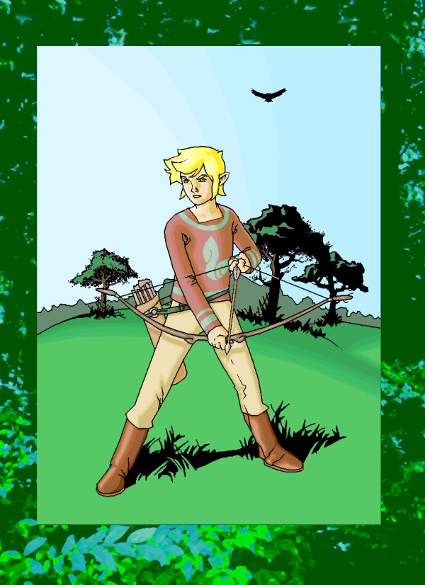 Link the archer by Sir_Dragonairic