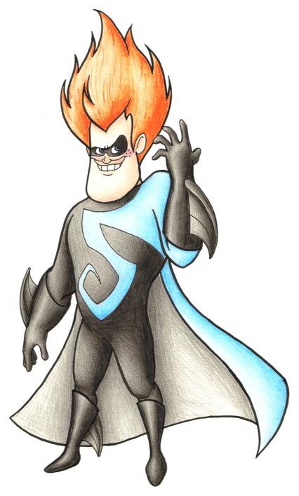 Syndrome's New Suit by SirenFoxx
