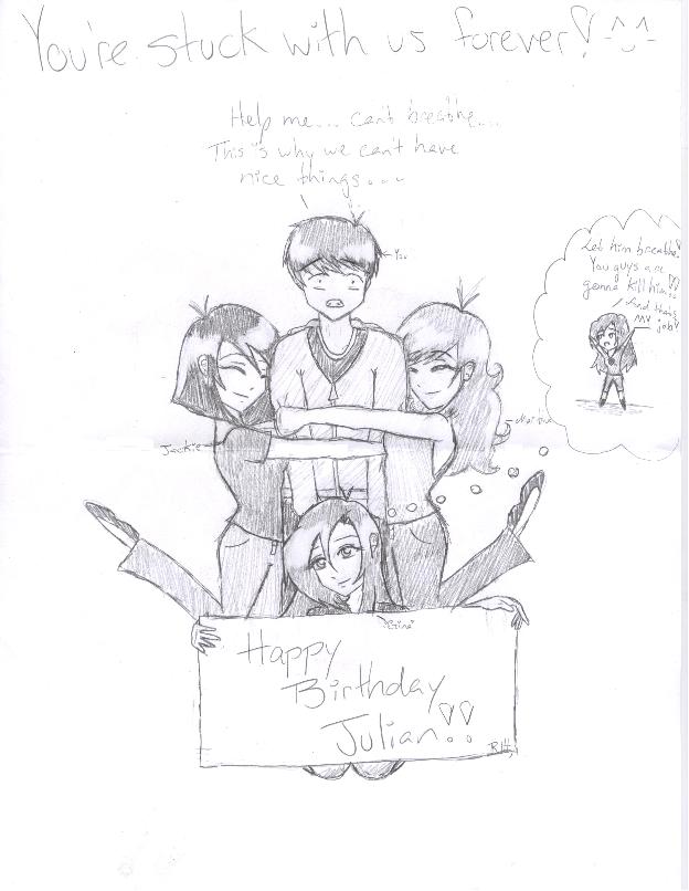 Julian's Birthday Card! by Sirengina