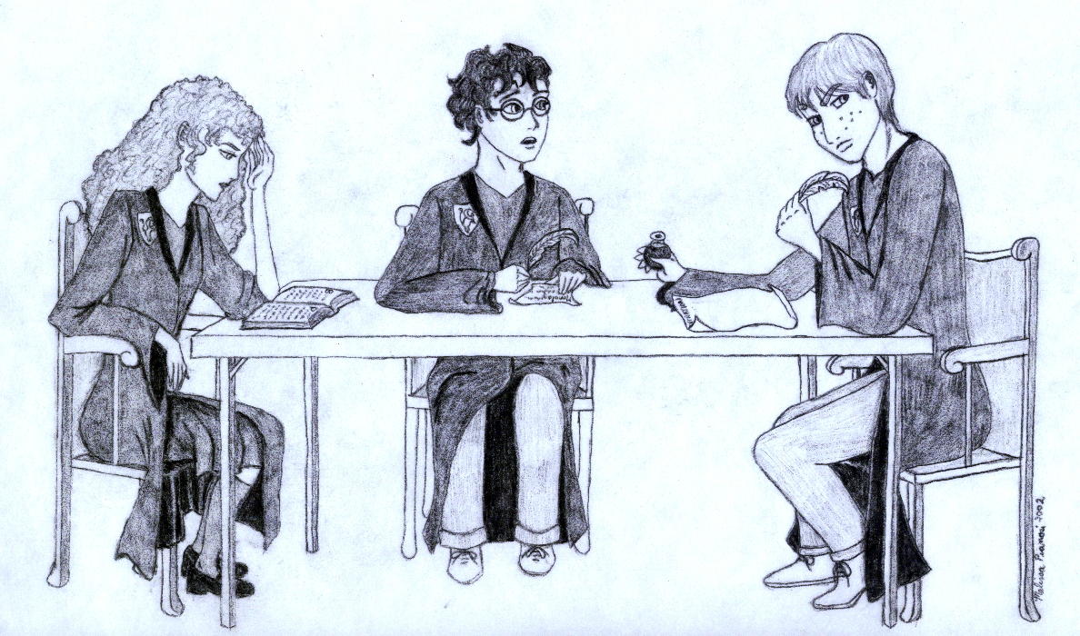 Studying at Hogwarts by SiriusFan13