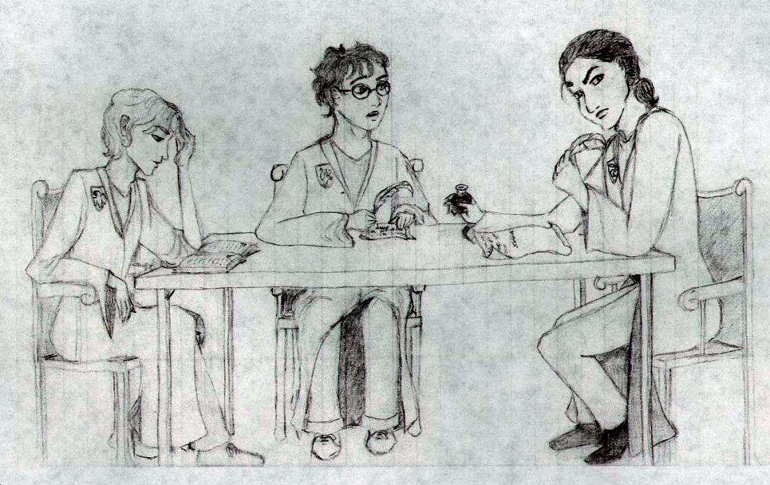 Studying at Hogwarts (Original) by SiriusFan13