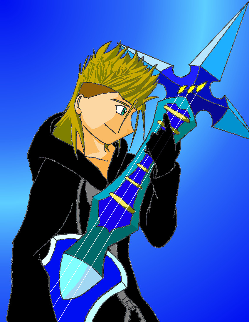 Demyx likes his sitar by SixDigit