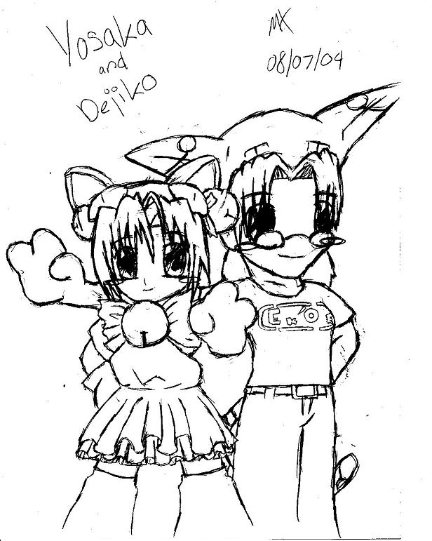 Dejiko and Yosaka by SixtiesSurfergirl12