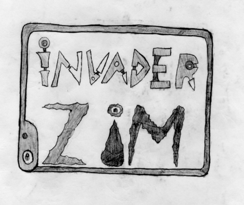 invader zim logo by Sk8r_ZIM