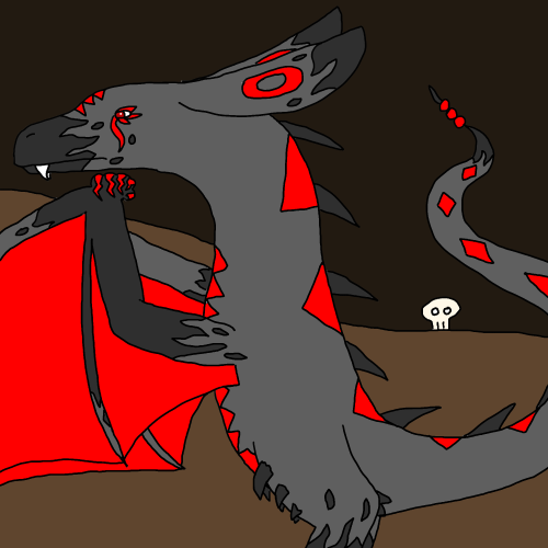 Nekogal411's Demon Dragon by SkyThing