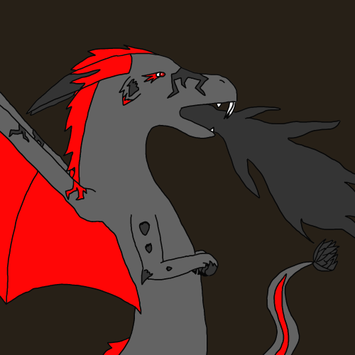xLos3rx's Demon Dragon by SkyThing