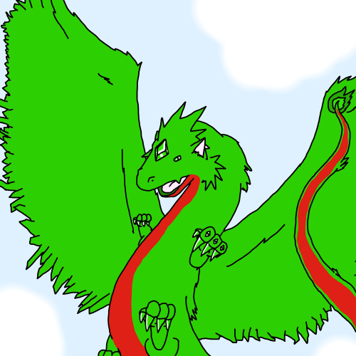 Requested Emerald Dragon for xxYaoiNinjaGirlxx by SkyThing