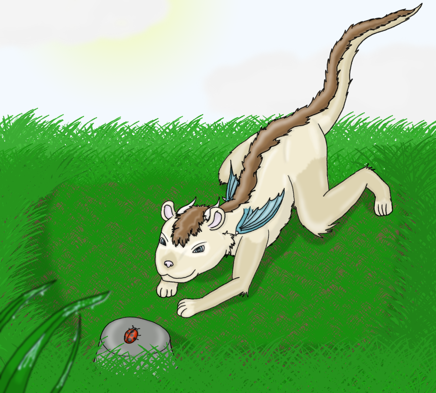 prettykitty97's Ferret Dragon by SkyThing