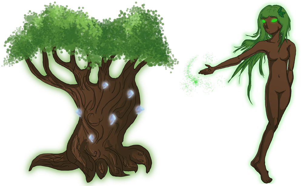 EarthDay Dryad Squiby by SkyThing
