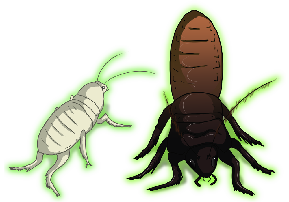 Radioactive Cockroach Squiby by SkyThing