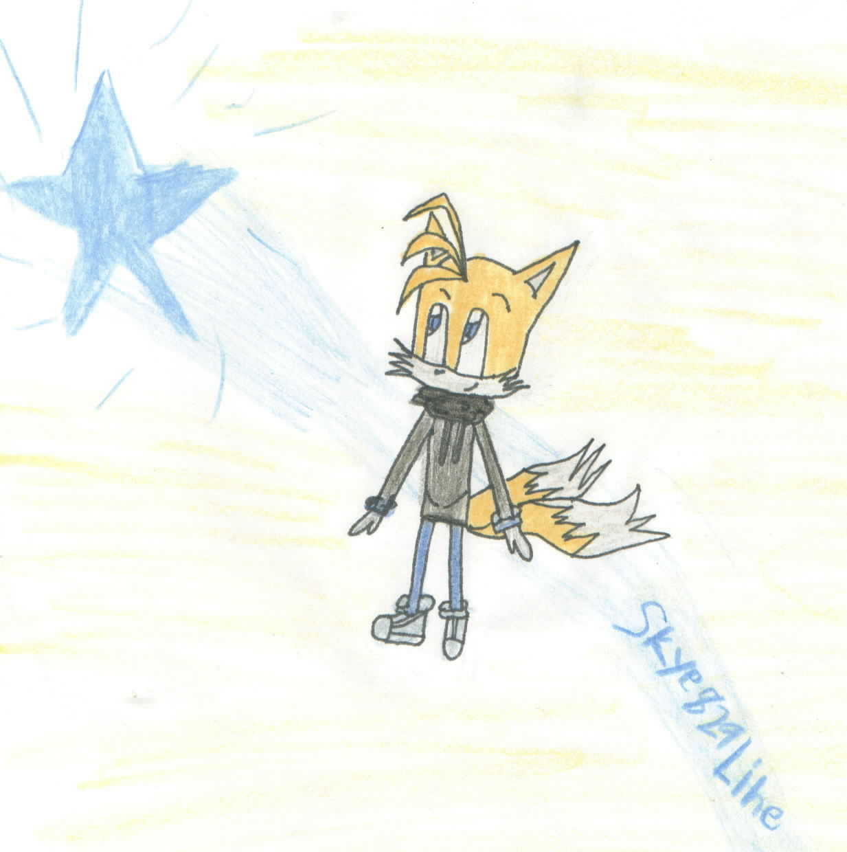 Tails In His Sweater and Jeans by Skye829Line
