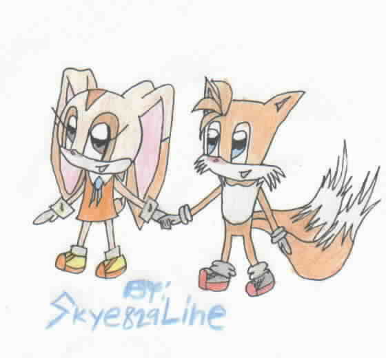 My Best Pic Of Cream and Tails!!!!!! by Skye829Line