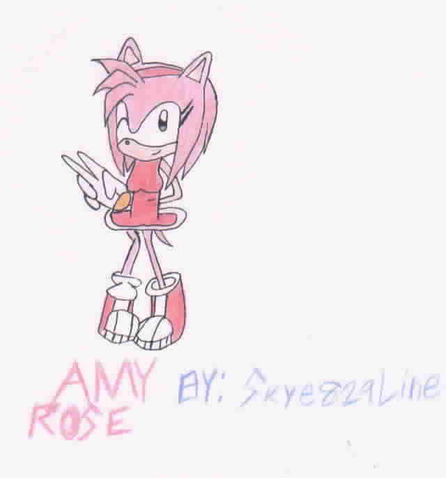 Amy Rose by Skye829Line