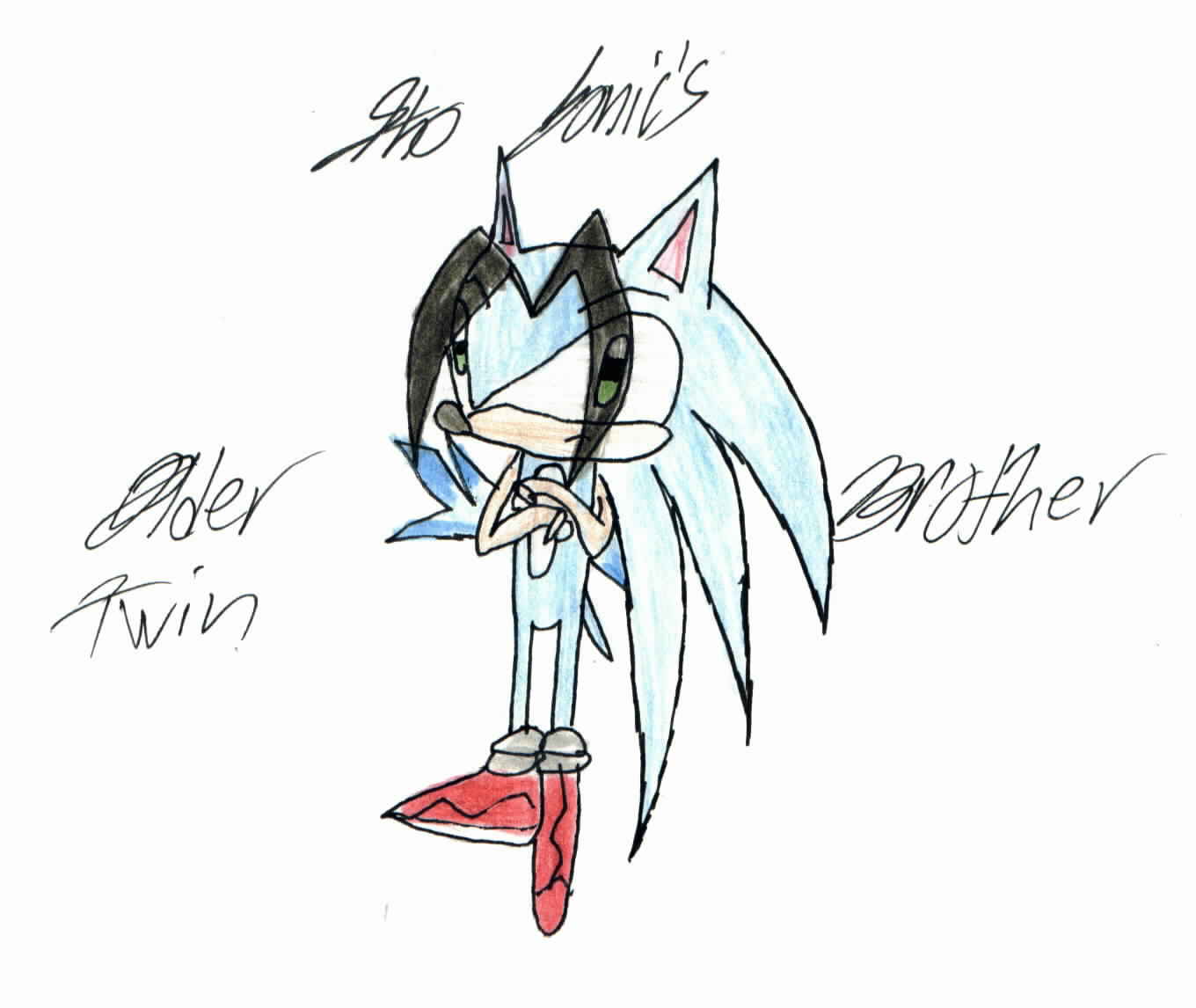 Sho Sonic's Older Twin Brother by Skye829Line