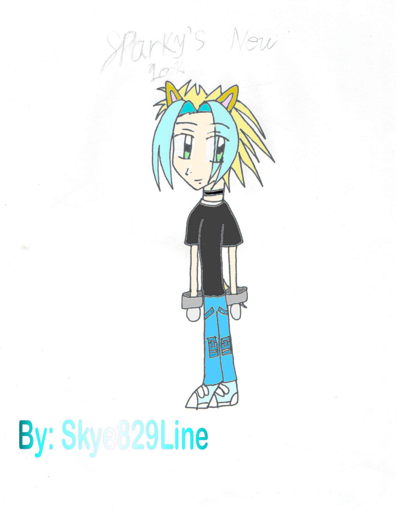 Sparkys New Look!!! by Skye829Line