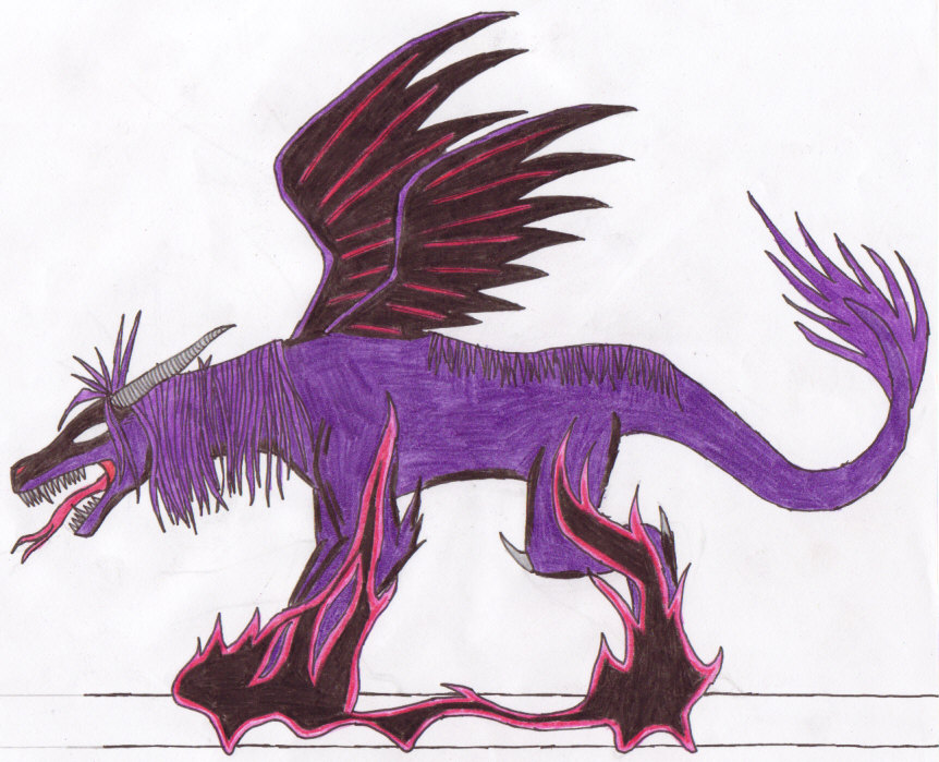 Purple Dragon by Slifer_Girl_2308