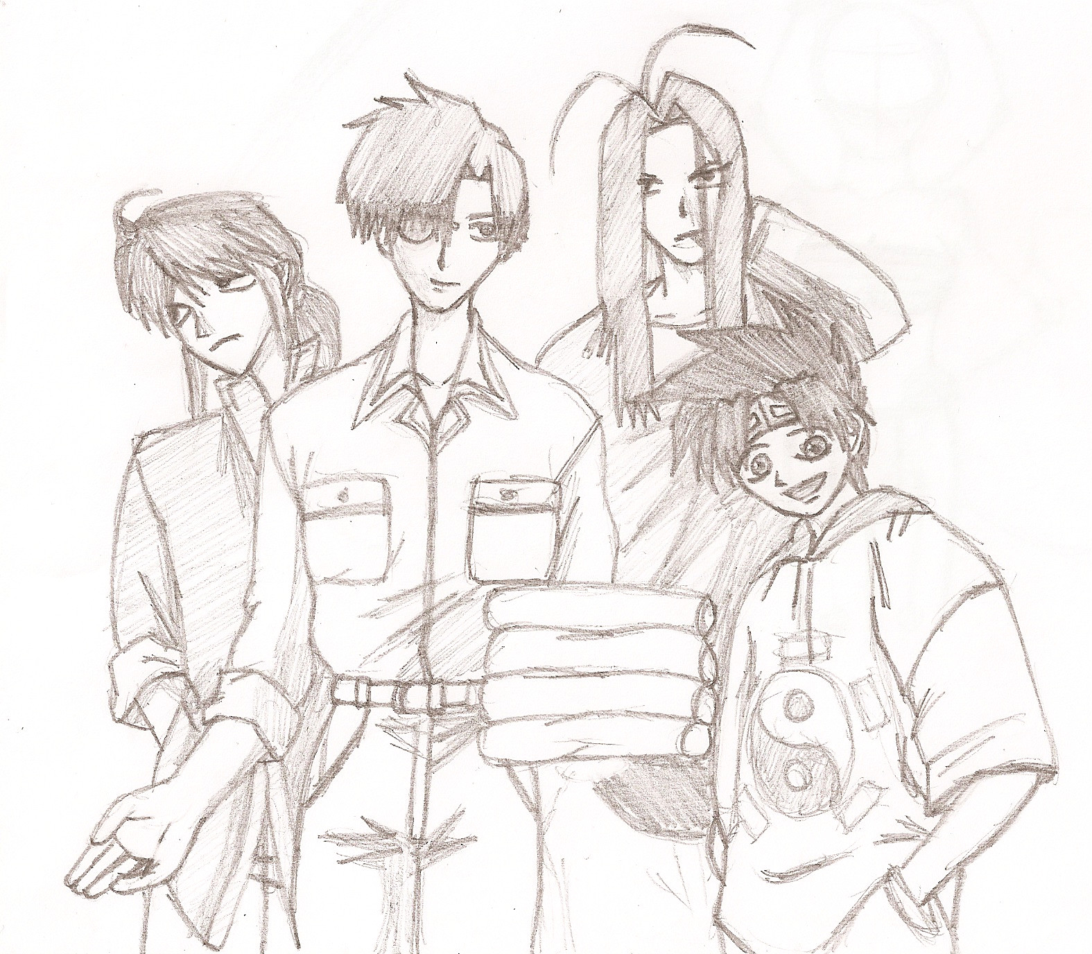 Saiyuki Main Guys by Slifer_Girl_2308