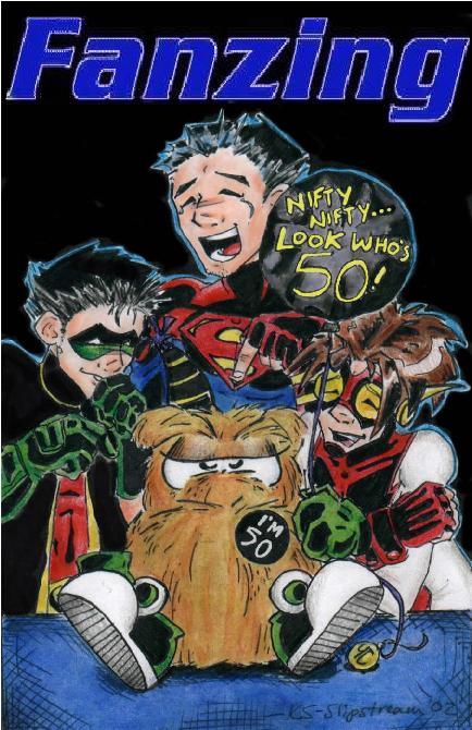 Fanzing 50th Issue Cover by Slipstream