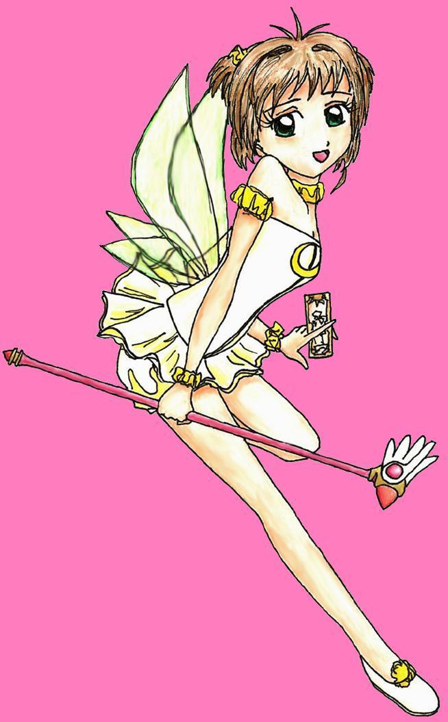 Green Fairy Sakura by Sliv