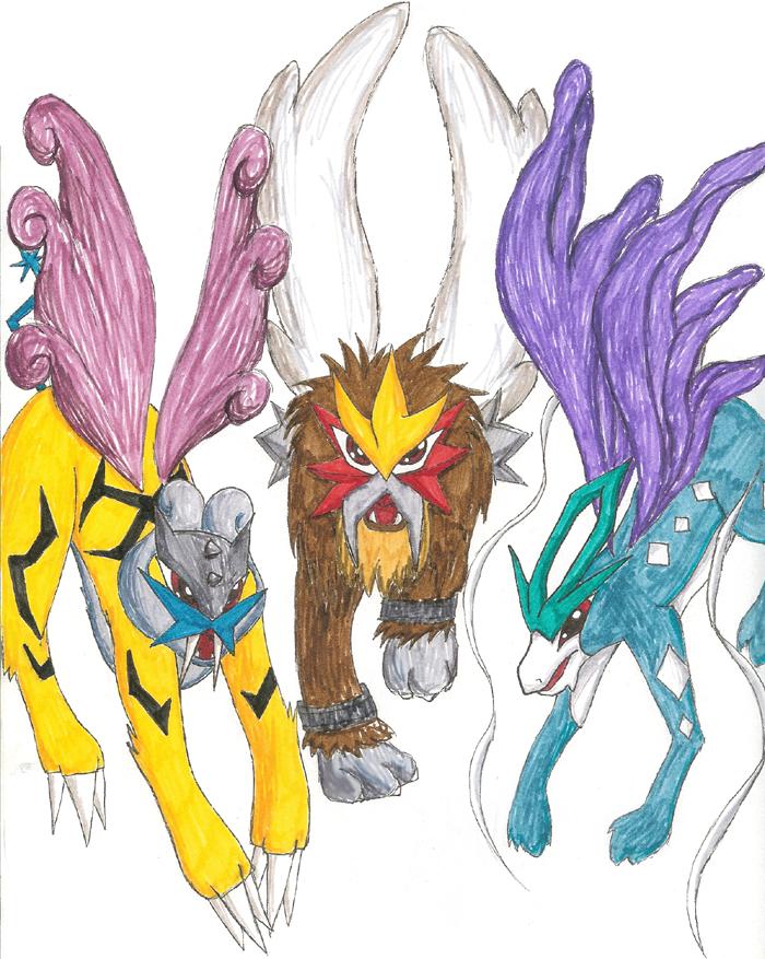 Raikou, Entei & Suicune