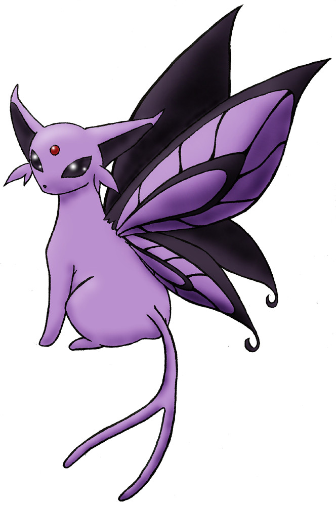 Winged Espeon by Sliv