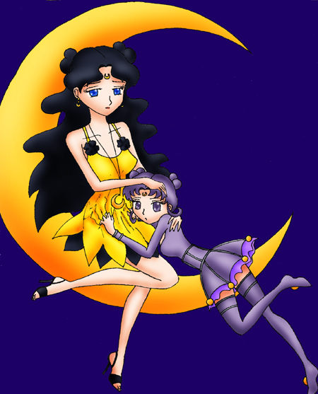 Luna and Diana by Sliv