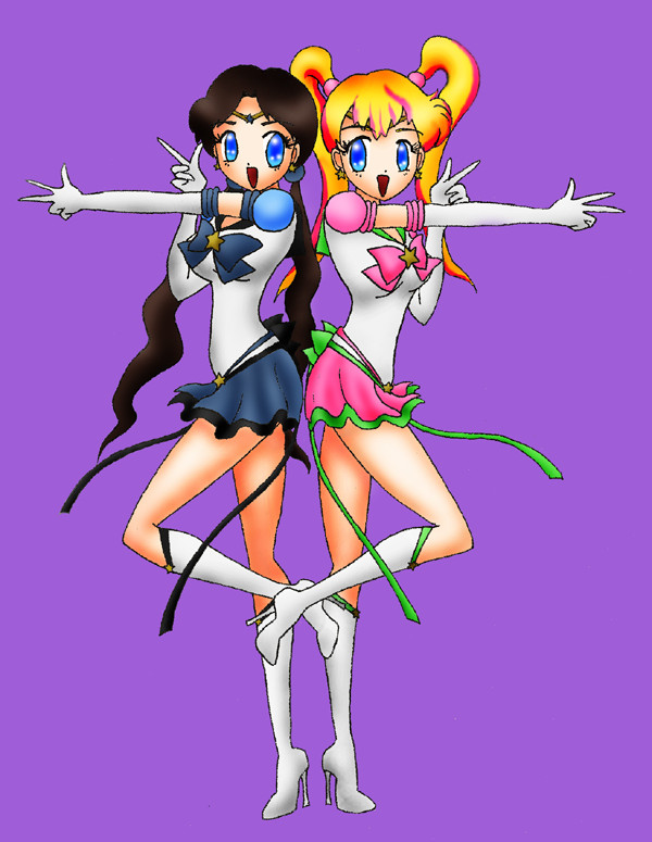 Sailor Comet and Sailor Comet by Sliv