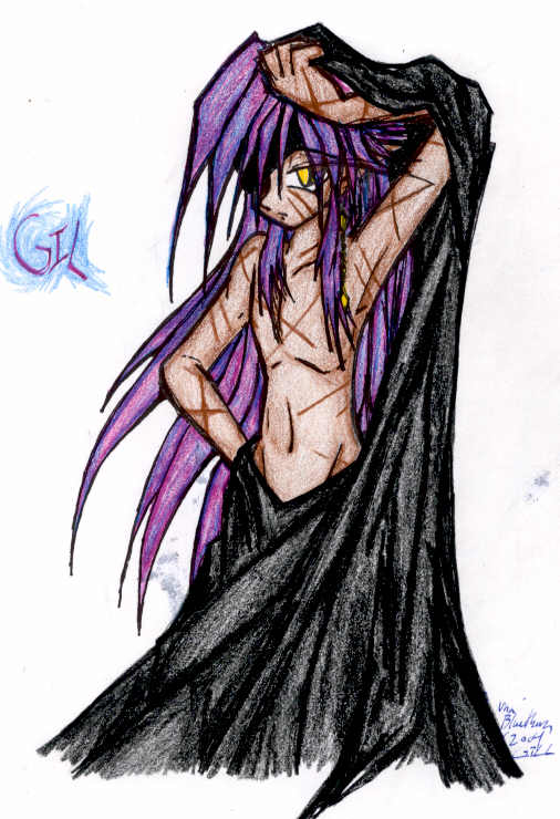 Shirtless Gil, with a blanket by Sliver